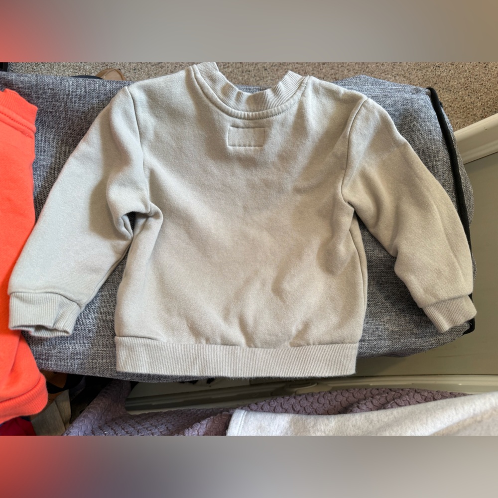 Old Navy Orange and Cream Kids Sweatshirts - Picture 4 of 8
